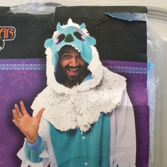 Nip Spooktacular Creations Yeti Onesie Costume Pajamas (XL) - Picture 5 of 11